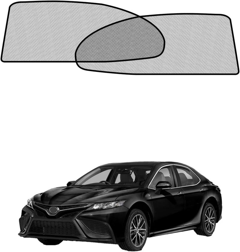 RSACET Car Window Shades for Toyota-Camry(2018-2024),2-Pack Rear Window Sun Shades for Baby – Breathable Mesh, UV & Heat Blocker, Privacy Protection for Camping, Travel, Sleep & Nursing - Image 1